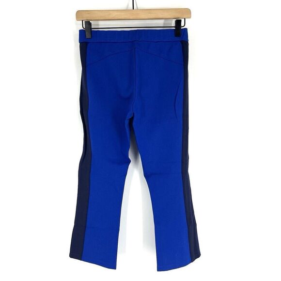Tory Burch Sport Pants Size Small Women Blue Crop Stretch Pull On Ponte Knit - Picture 5 of 7